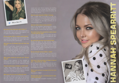 Keywords: Hannah Spearritt;Tour;Reunion
