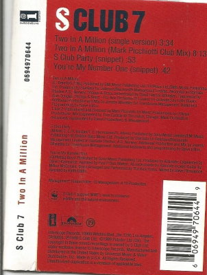 US Cassette (Back)
